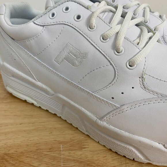 Propet Sanford White Leather Walking Sneakers, Men's Size 11(5E) Extra Wide - Picture 8 of 13